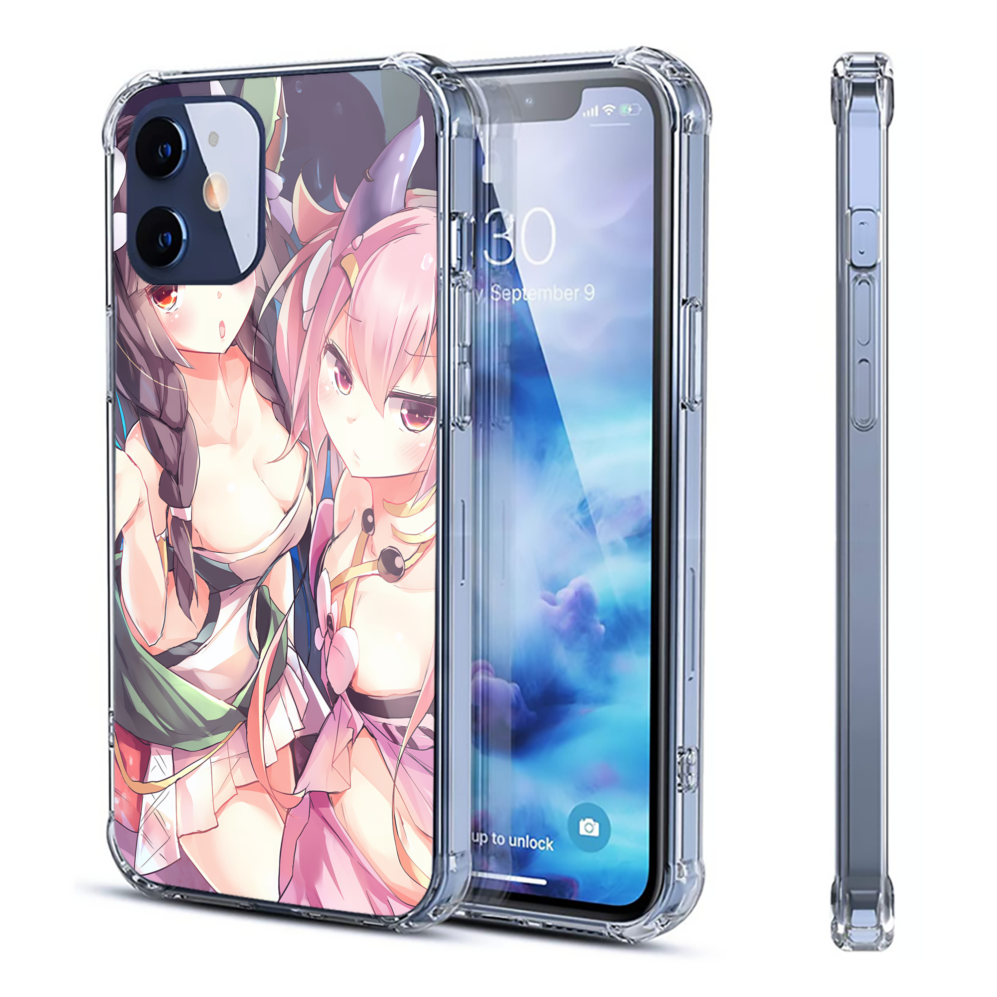 （画像用） 遊☆戯☆王 Yu-Gi-Oh! 【iPhone 12シリーズ対応】透明スマホケース（クリアソフトケース）